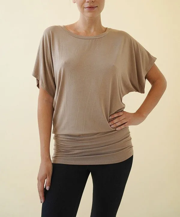 BAMBOO CREW NECK TUNIC  *Online Only*