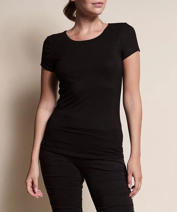 BAMBOO crewneck tee