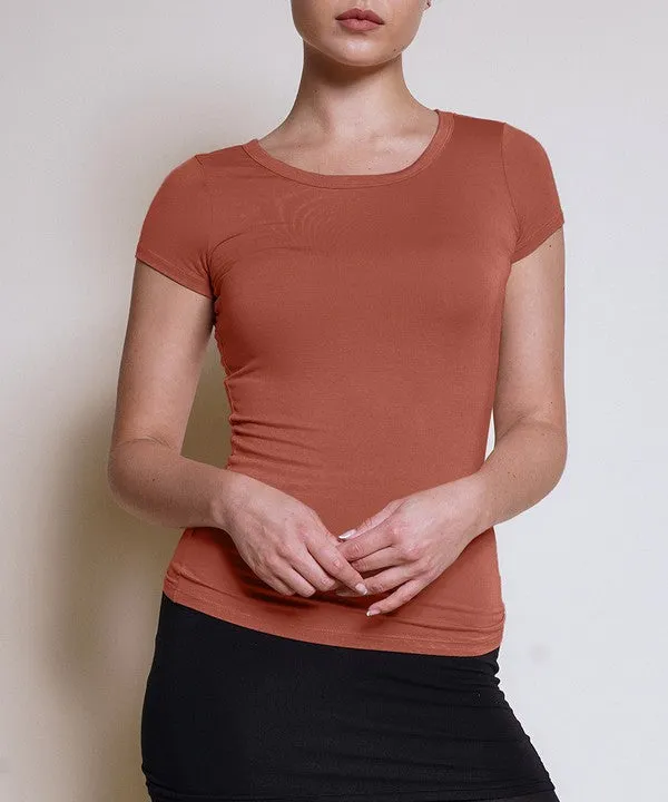BAMBOO crewneck tee