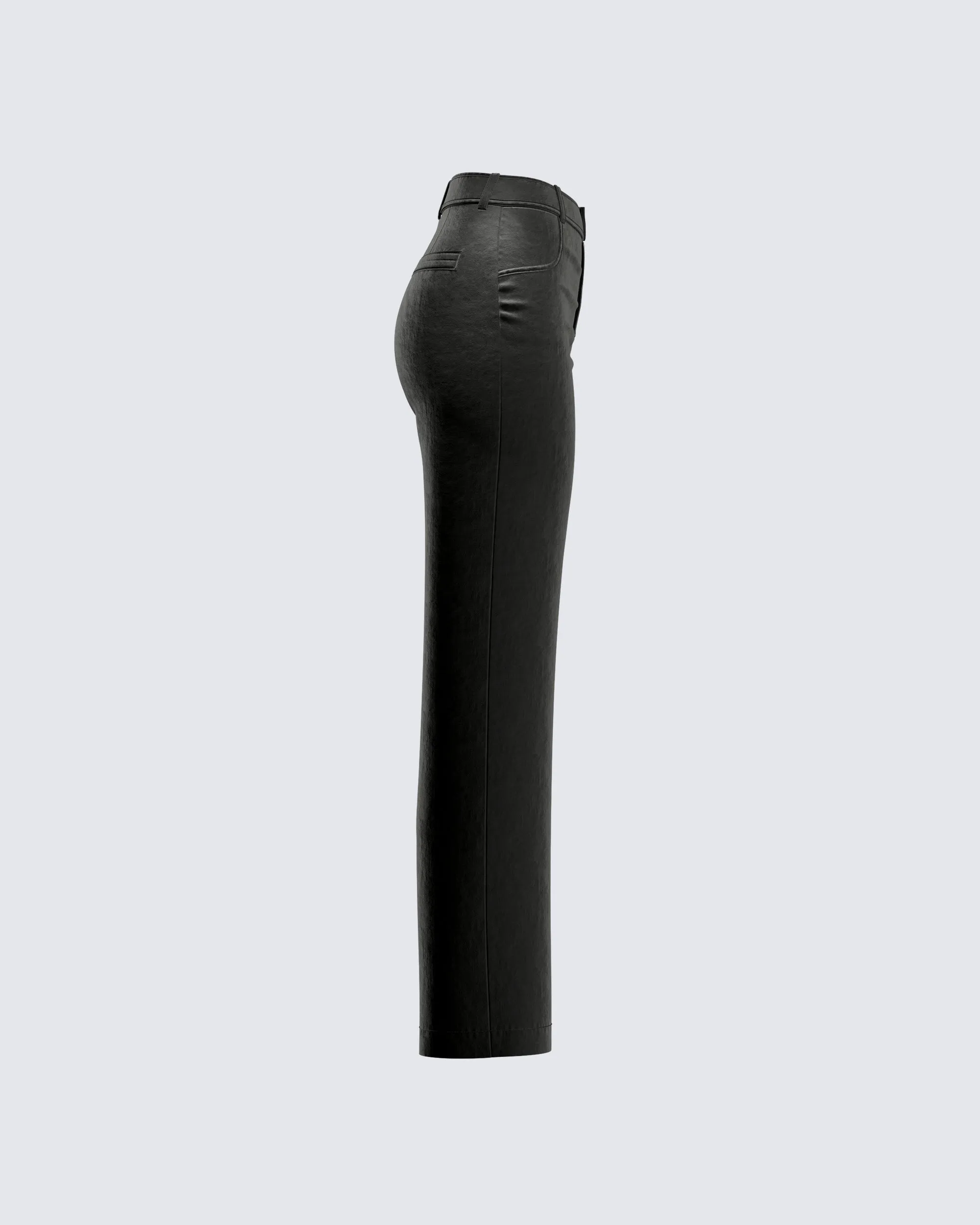 Bess Black Velvet Pants