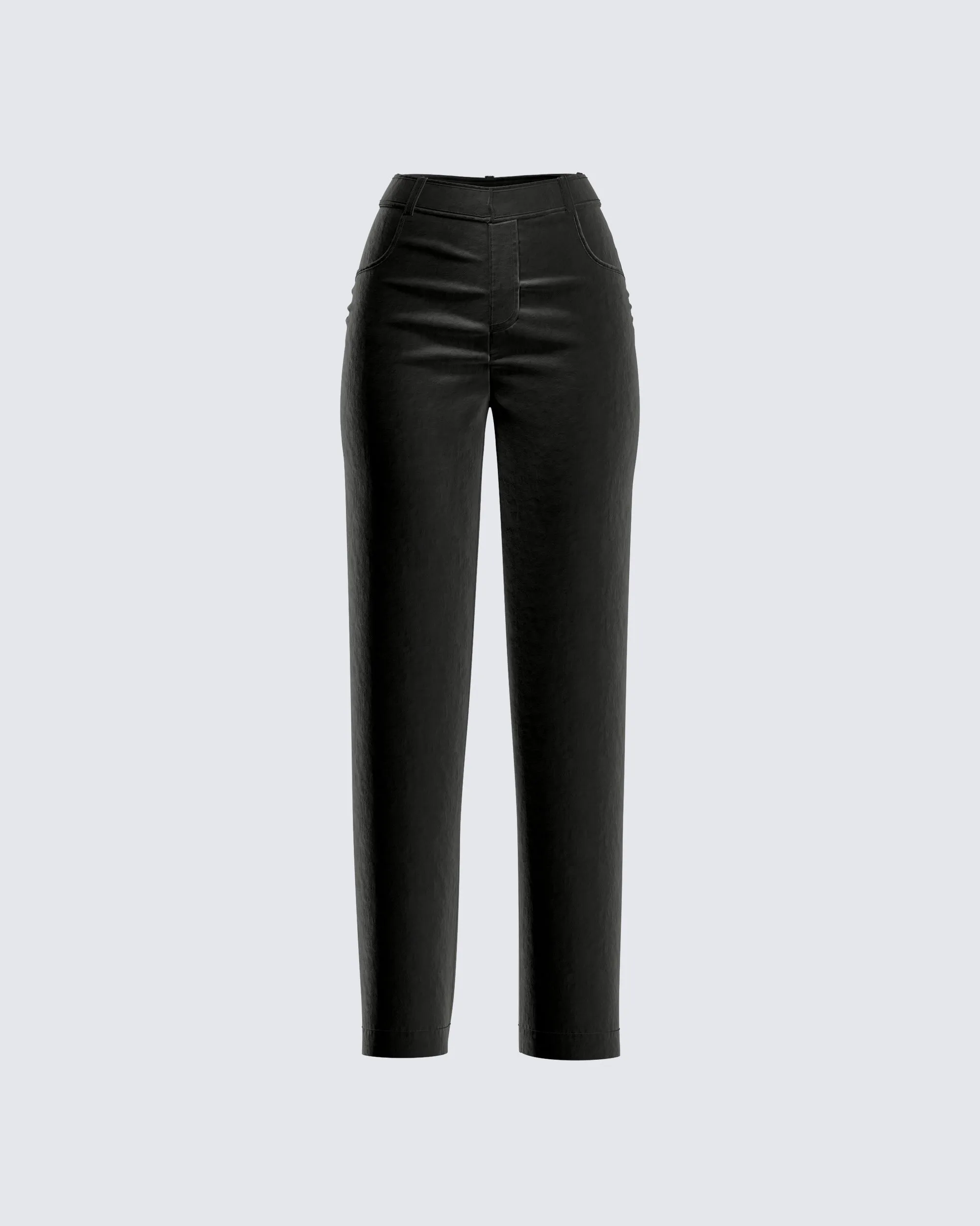 Bess Black Velvet Pants