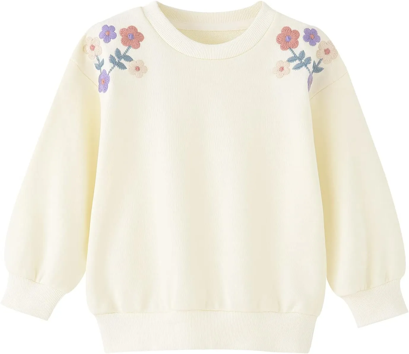 BINIDUCKLING Toddler & Little Girl Crewneck Graphic Sweatshirt 18 Months - Size 6