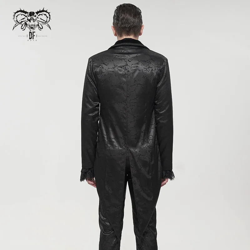 Black Tuxedo Jacket w/ Sewn in Vest