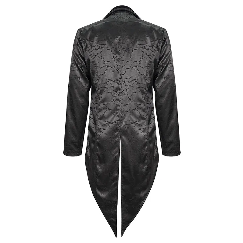 Black Tuxedo Jacket w/ Sewn in Vest
