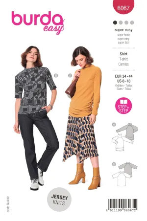 Burda 6067 Misses' Top/Vest