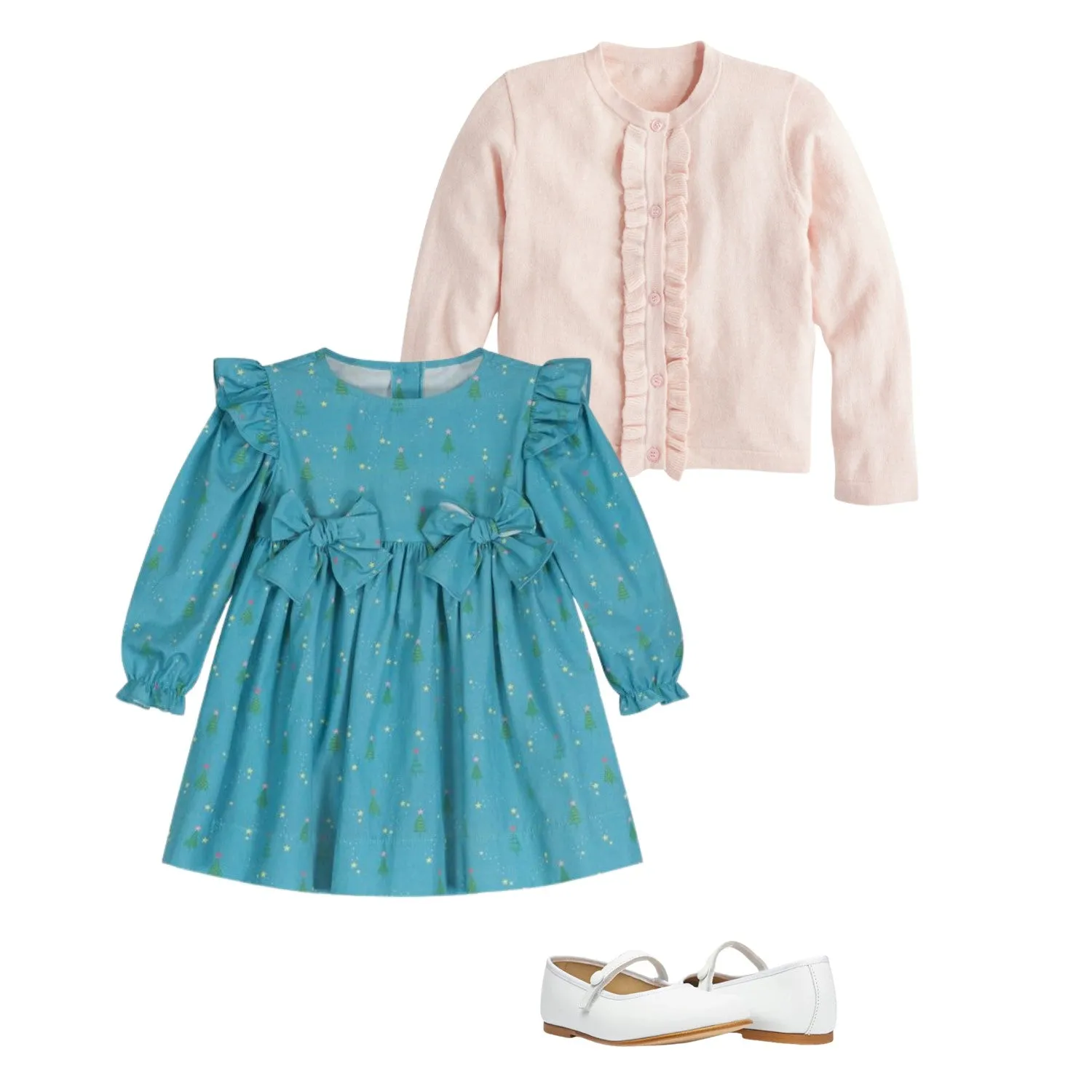 Cashmere Blend Ruffle Cardigan -- Blush