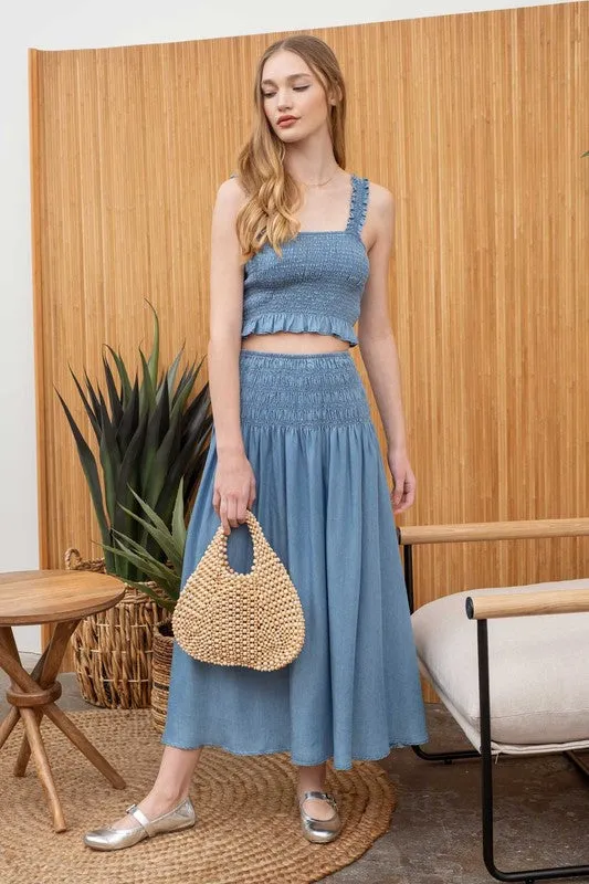Chambray Skirt