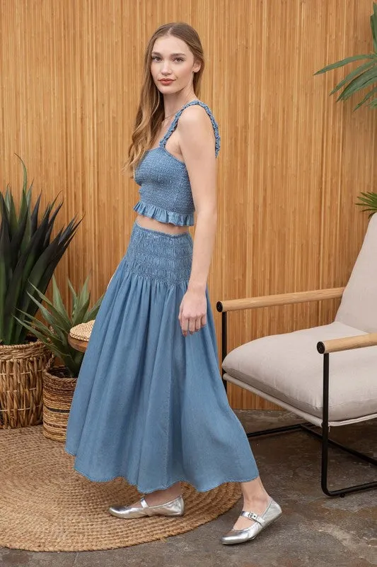 Chambray Skirt