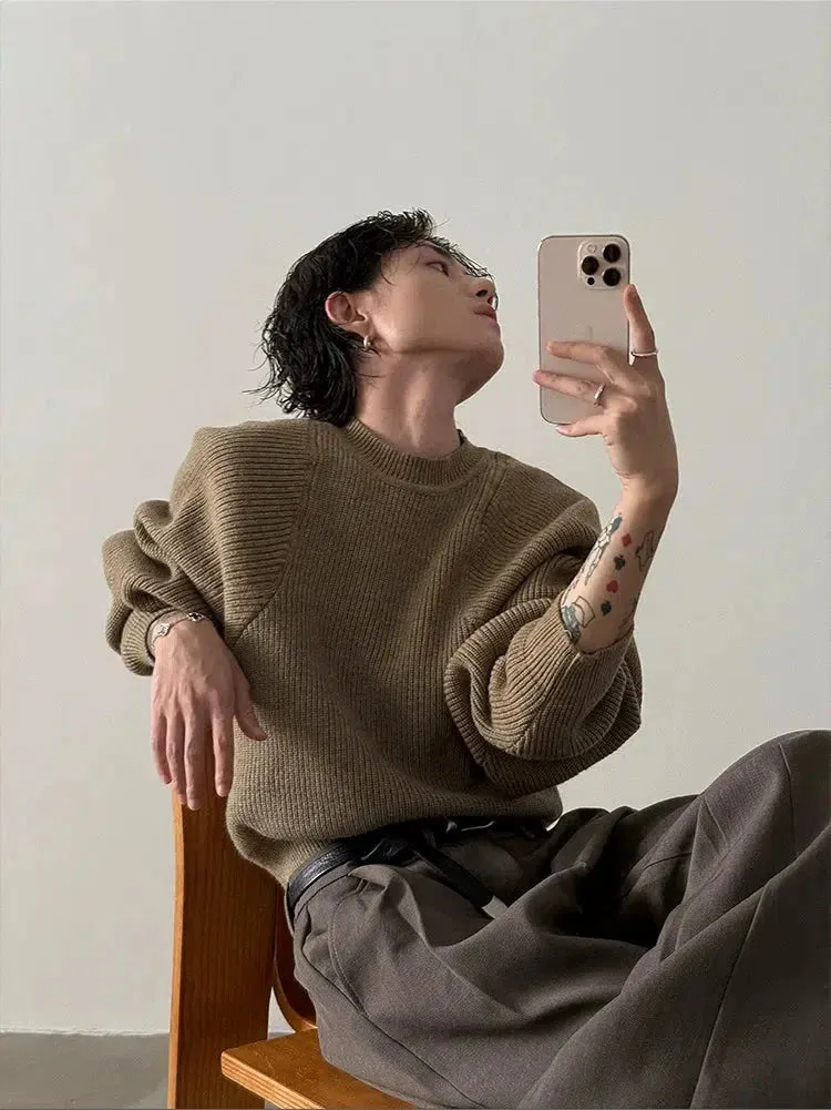 Chicmy- Relaxed Fit Knit Sweater