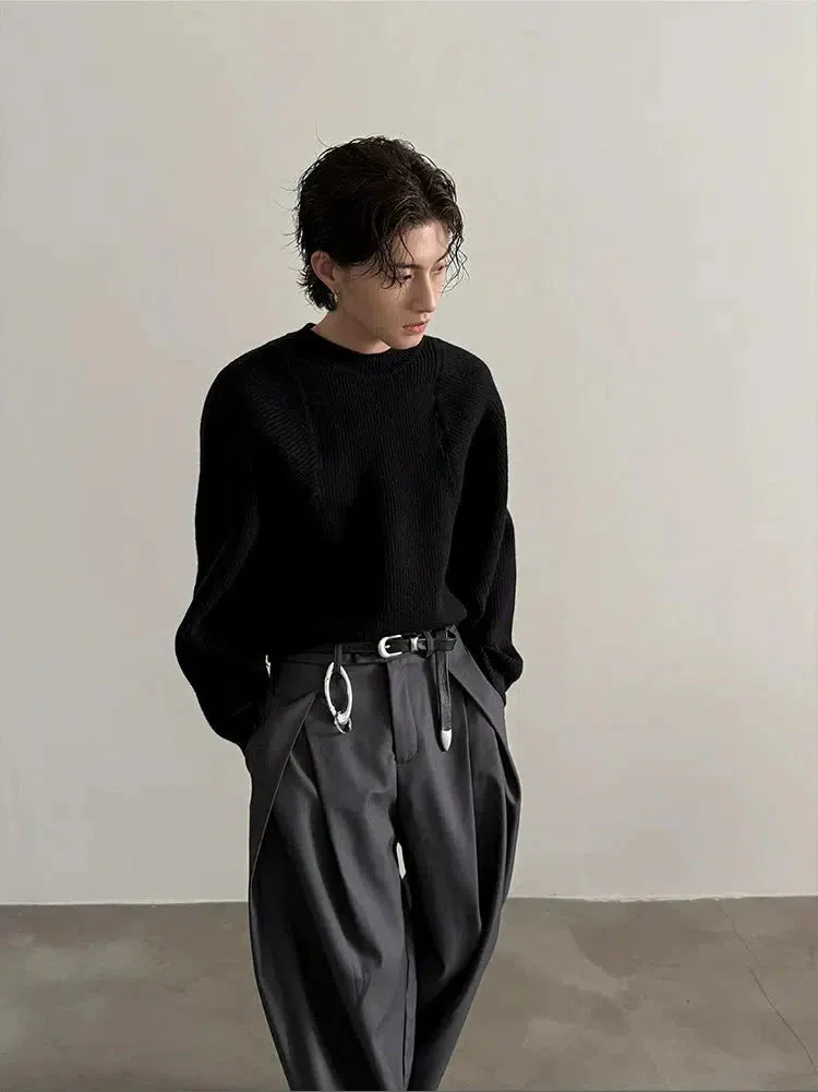 Chicmy- Relaxed Fit Knit Sweater