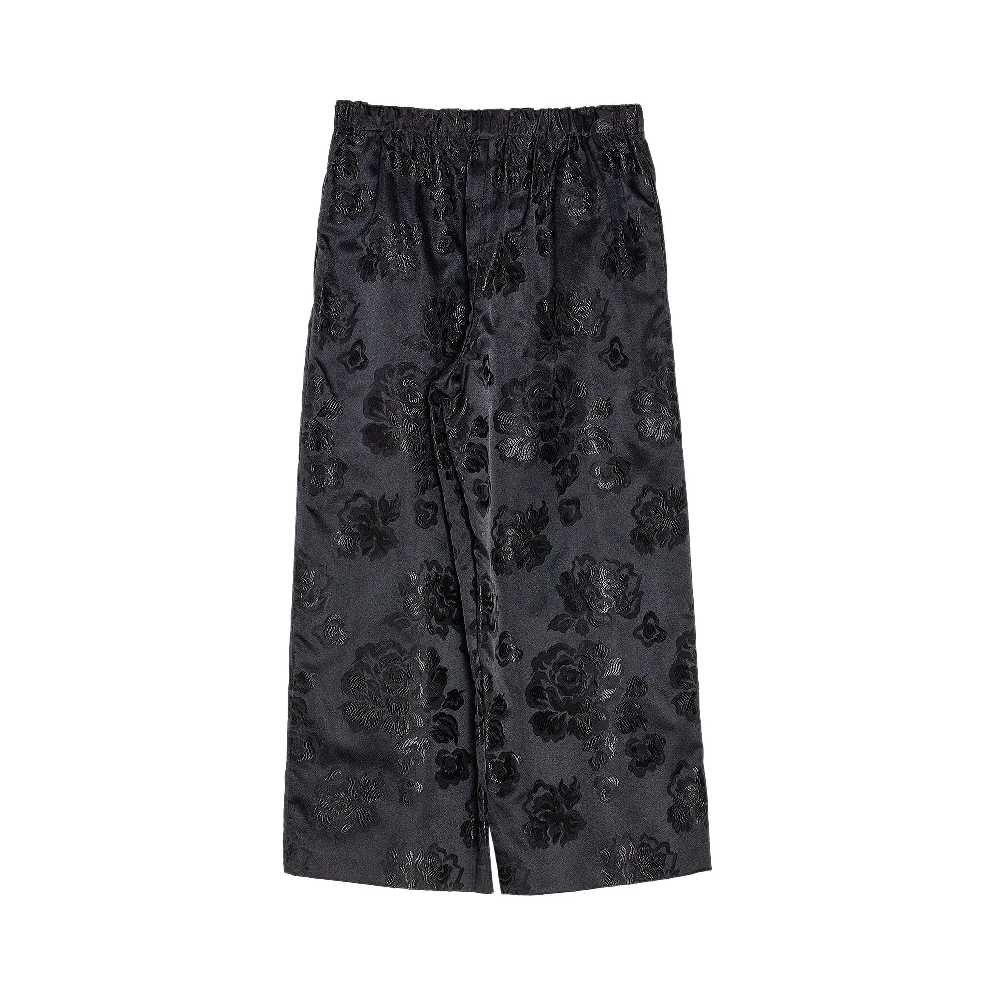 Comme des Garçons Floral Jacquard Skirt, Black