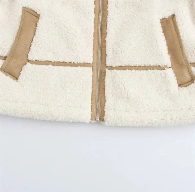 Crossing Ways Faux Fur Jacket