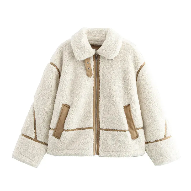 Crossing Ways Faux Fur Jacket