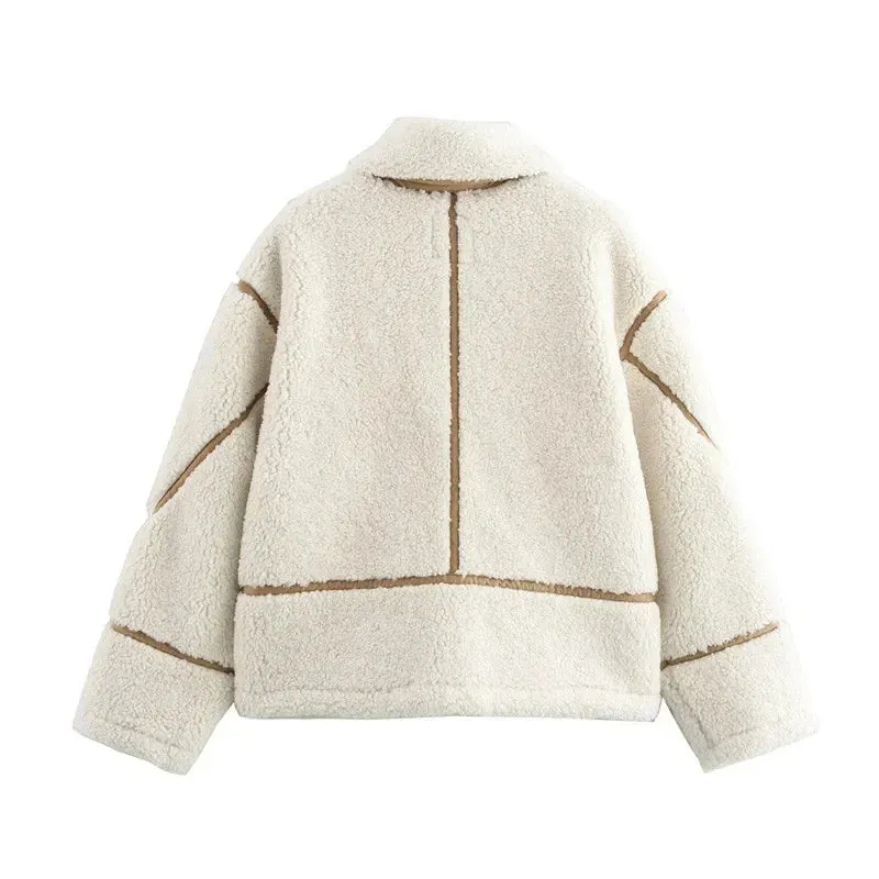 Crossing Ways Faux Fur Jacket