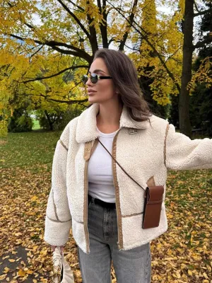 Crossing Ways Faux Fur Jacket