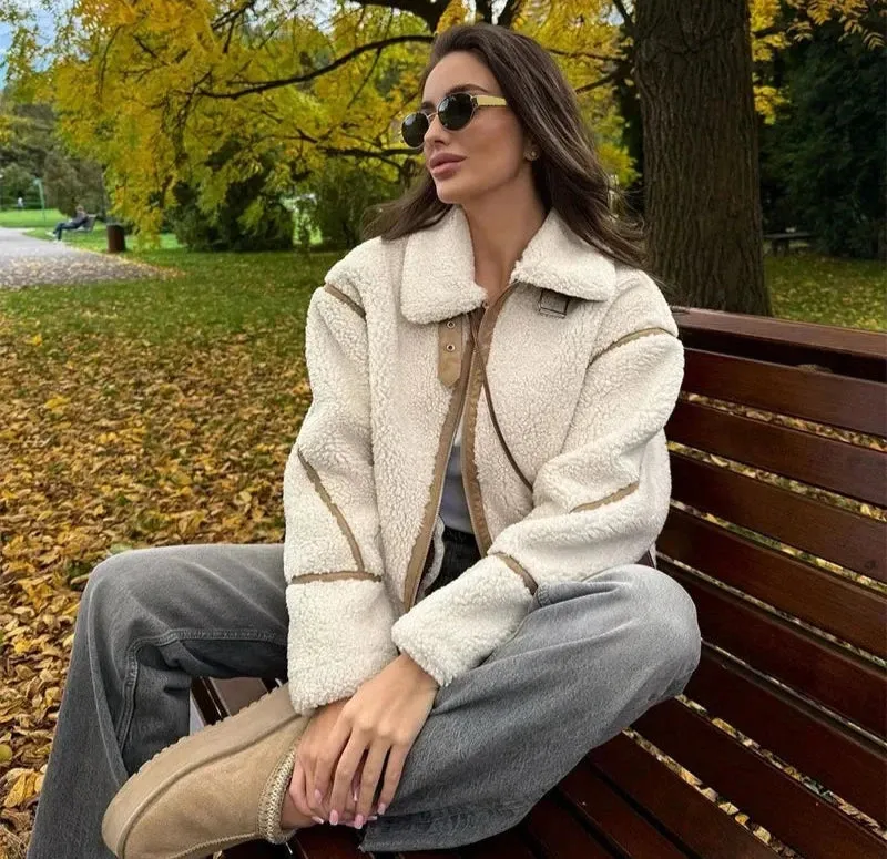 Crossing Ways Faux Fur Jacket