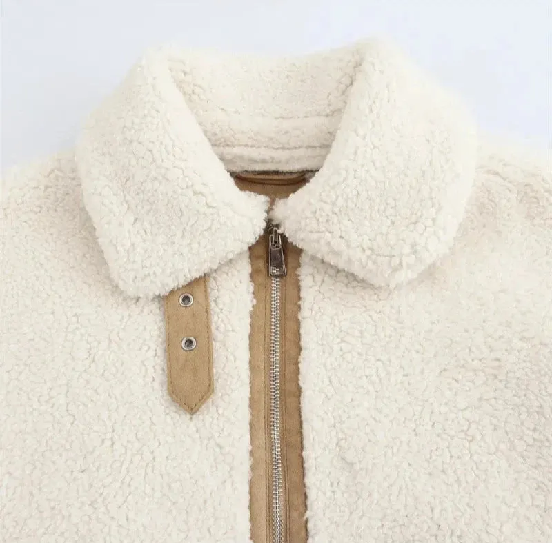 Crossing Ways Faux Fur Jacket