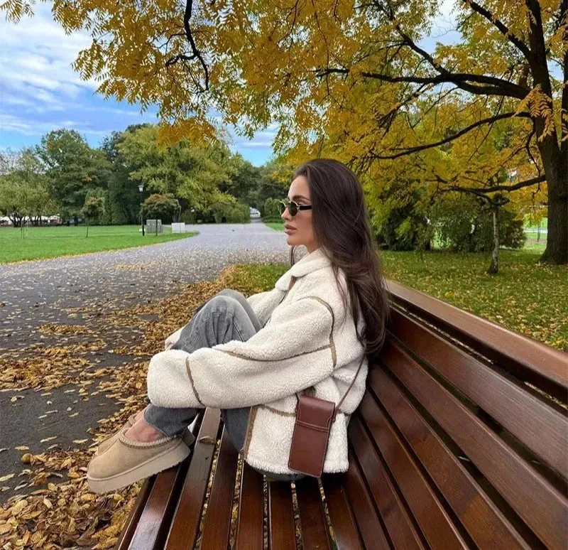 Crossing Ways Faux Fur Jacket
