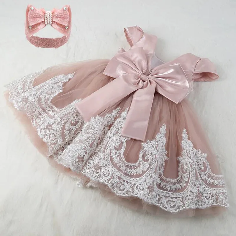 Designed Exclusively for 0-2 Year-Old Royalty: Sparkling Princess Dresses for Your Little Angel! Perfect Attire for Every Occasion: Weddings, Parties, Baptisms, and Christmas Delights