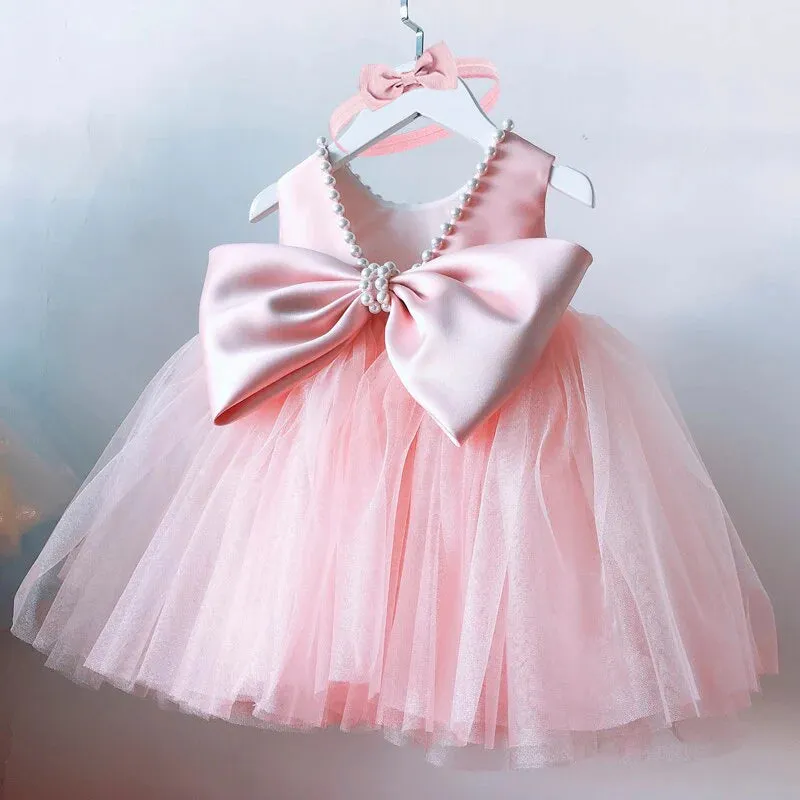Designed Exclusively for 0-2 Year-Old Royalty: Sparkling Princess Dresses for Your Little Angel! Perfect Attire for Every Occasion: Weddings, Parties, Baptisms, and Christmas Delights