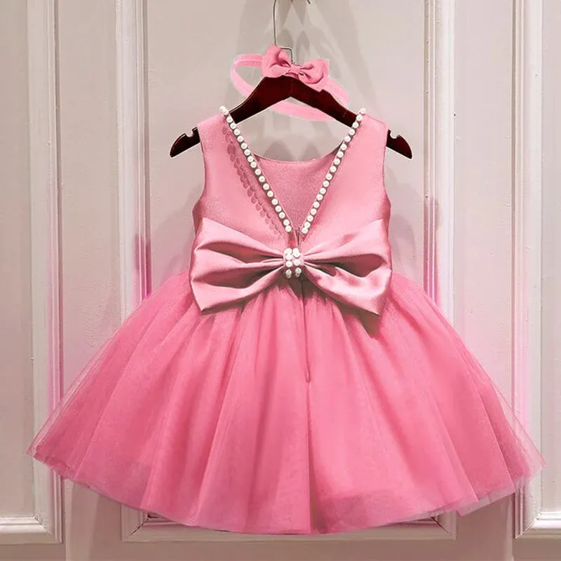 Designed Exclusively for 0-2 Year-Old Royalty: Sparkling Princess Dresses for Your Little Angel! Perfect Attire for Every Occasion: Weddings, Parties, Baptisms, and Christmas Delights