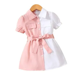 Elegance in Colorblock Dress