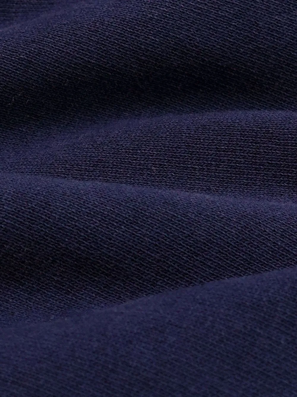 embroidered-logo polo sweatshirt