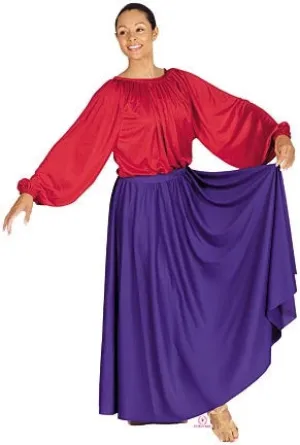Eurotard Women's Plus Size Single Panel Lyrical Skirt