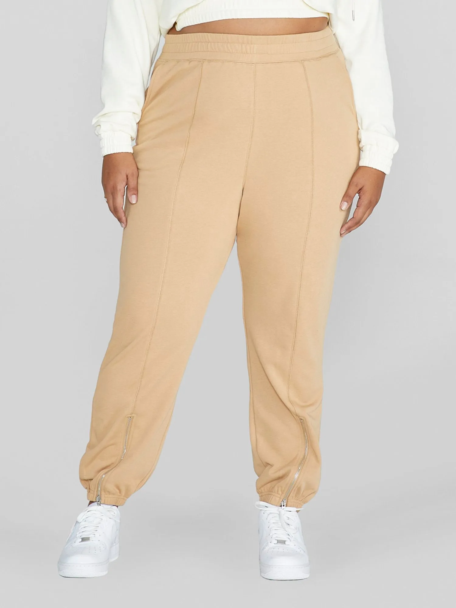 Fashion To Figure - Shienna Zip Leg Jogger Pants