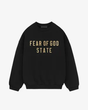 Fleece Crewneck Black