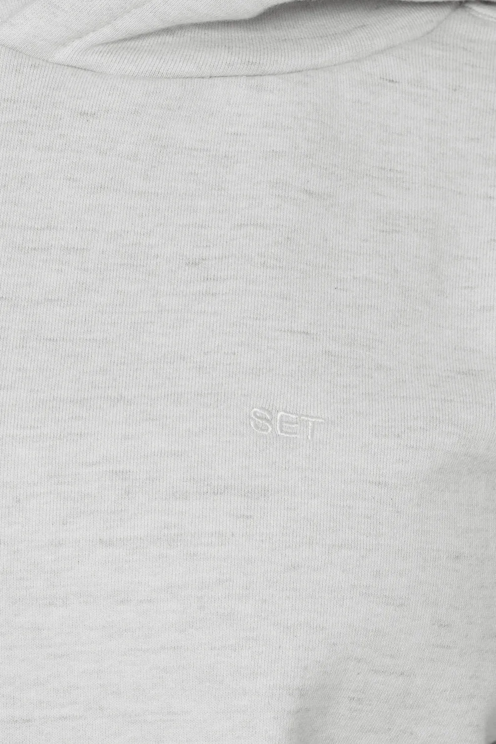 HEAVYWEIGHT SWEATS HOODIE - HEATHER GREY