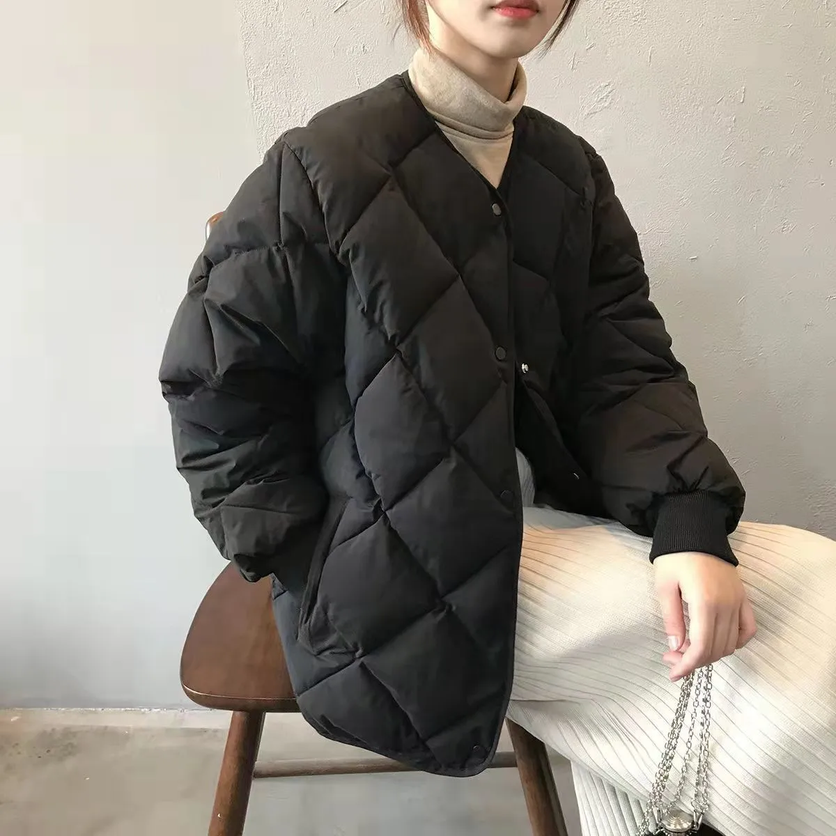 Imani™ | Giacca termica in cotone trapuntata a diamante