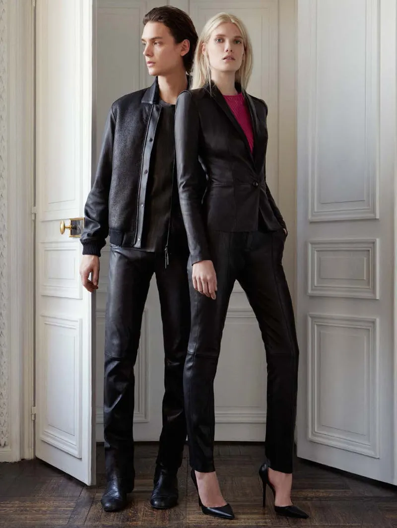 Jitrois - Black Leather Jacket - FR 38