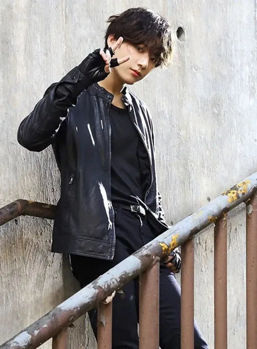 JUNGKOOK TRENDING LEATHER JACKET
