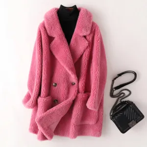 KENDALL - SOFT SHEARLING COAT