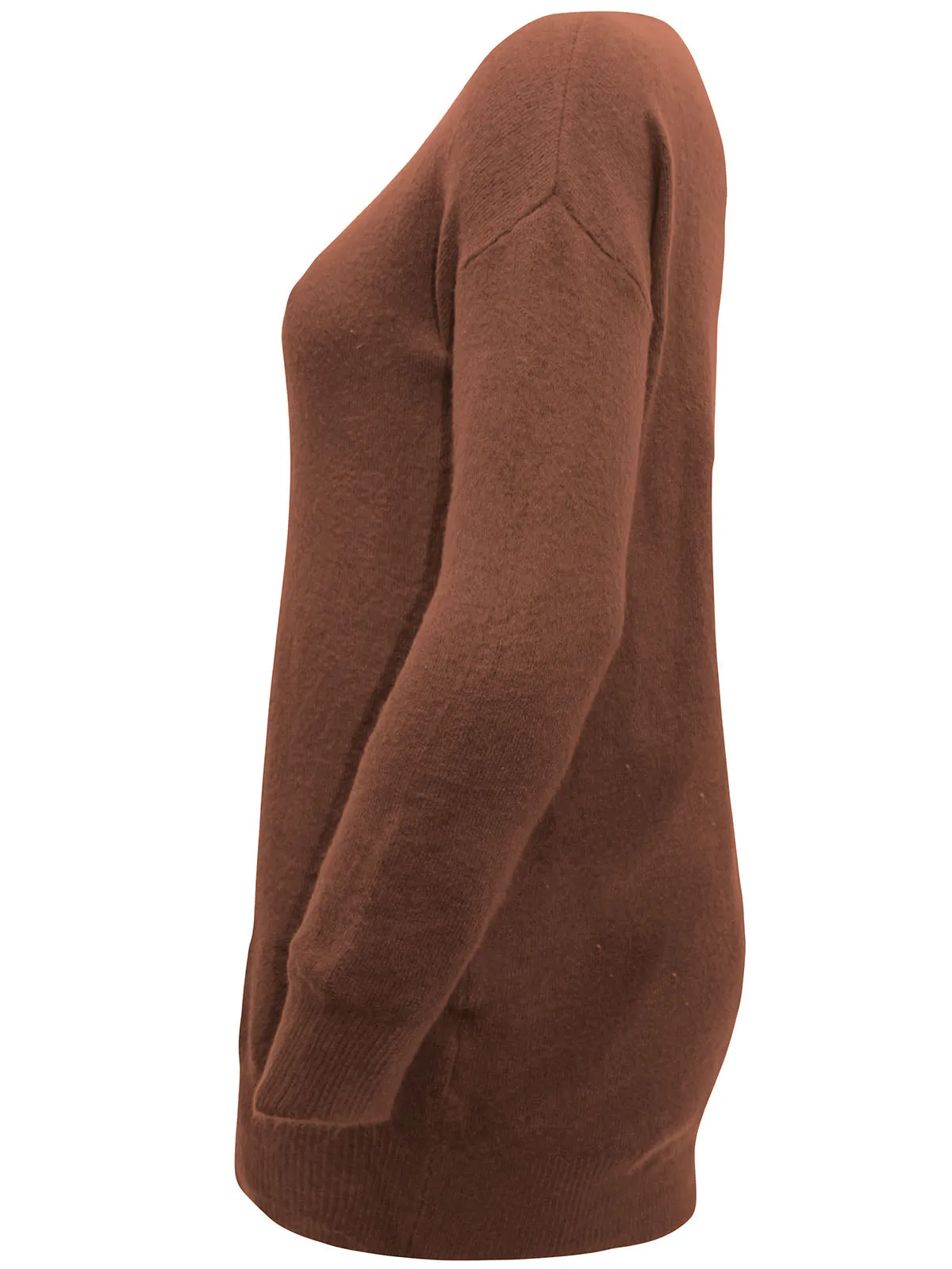 Ladies Soft Knit Crew Neck Flattering Plus Size Jumpers