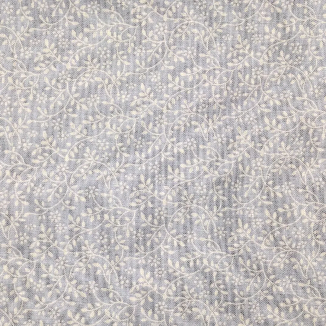 Light Grey Floral Vine