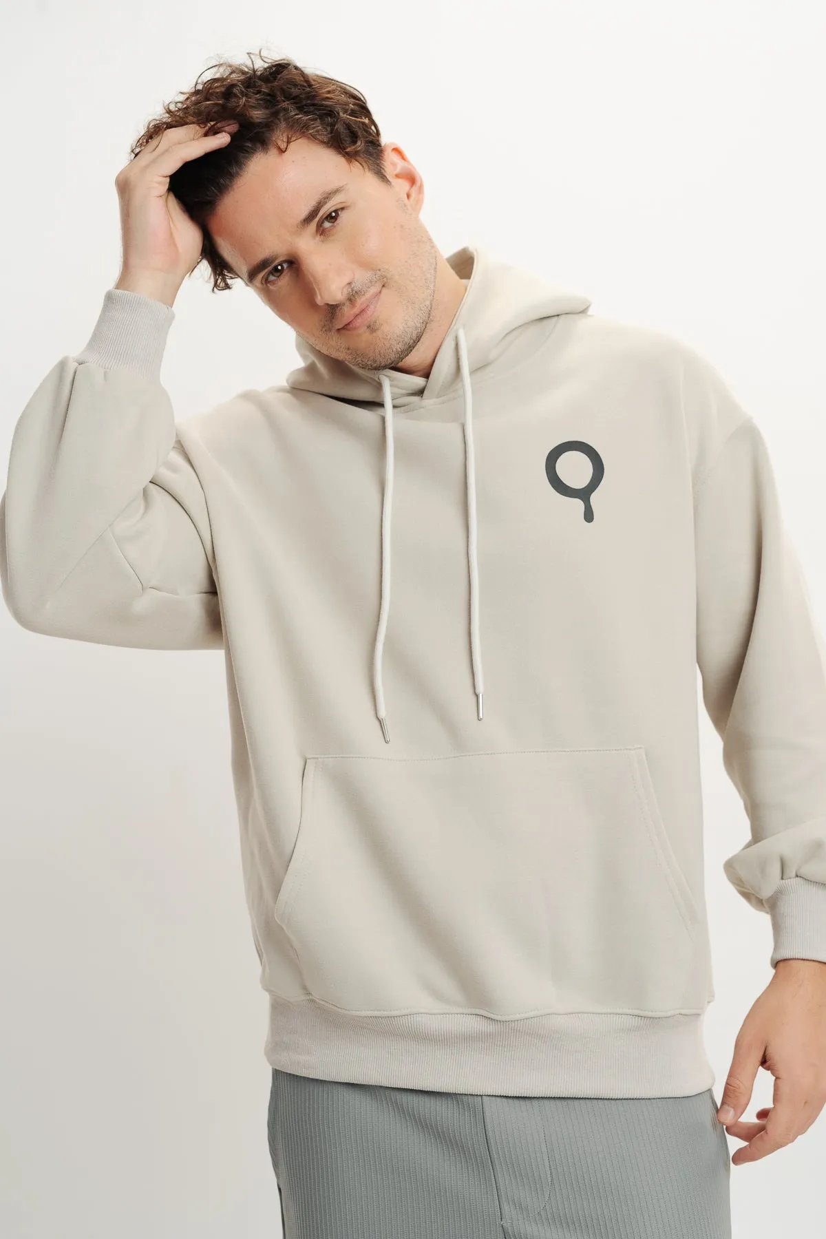 Men's Light Grey Mickey Sweatshirt
