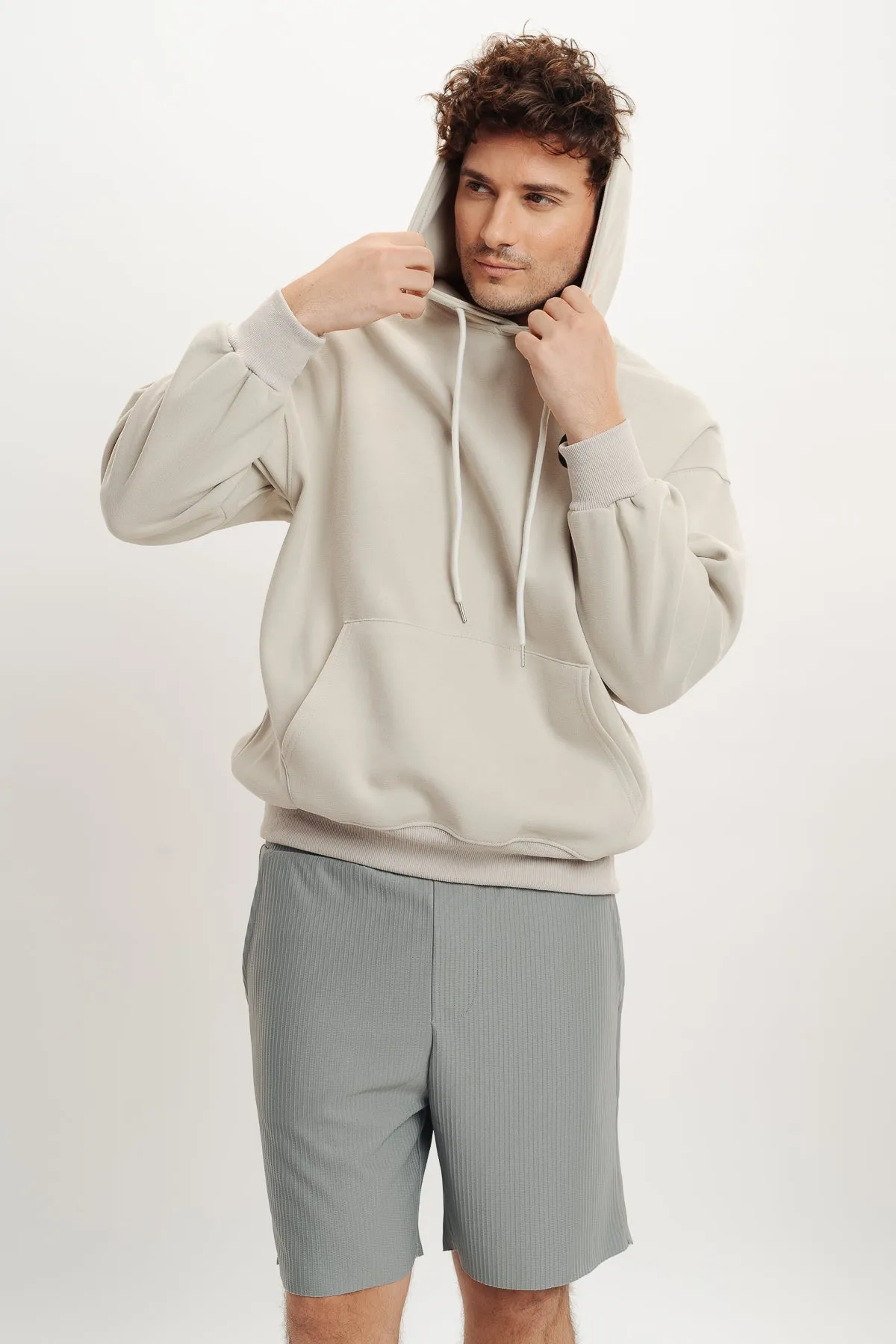 Men's Light Grey Mickey Sweatshirt
