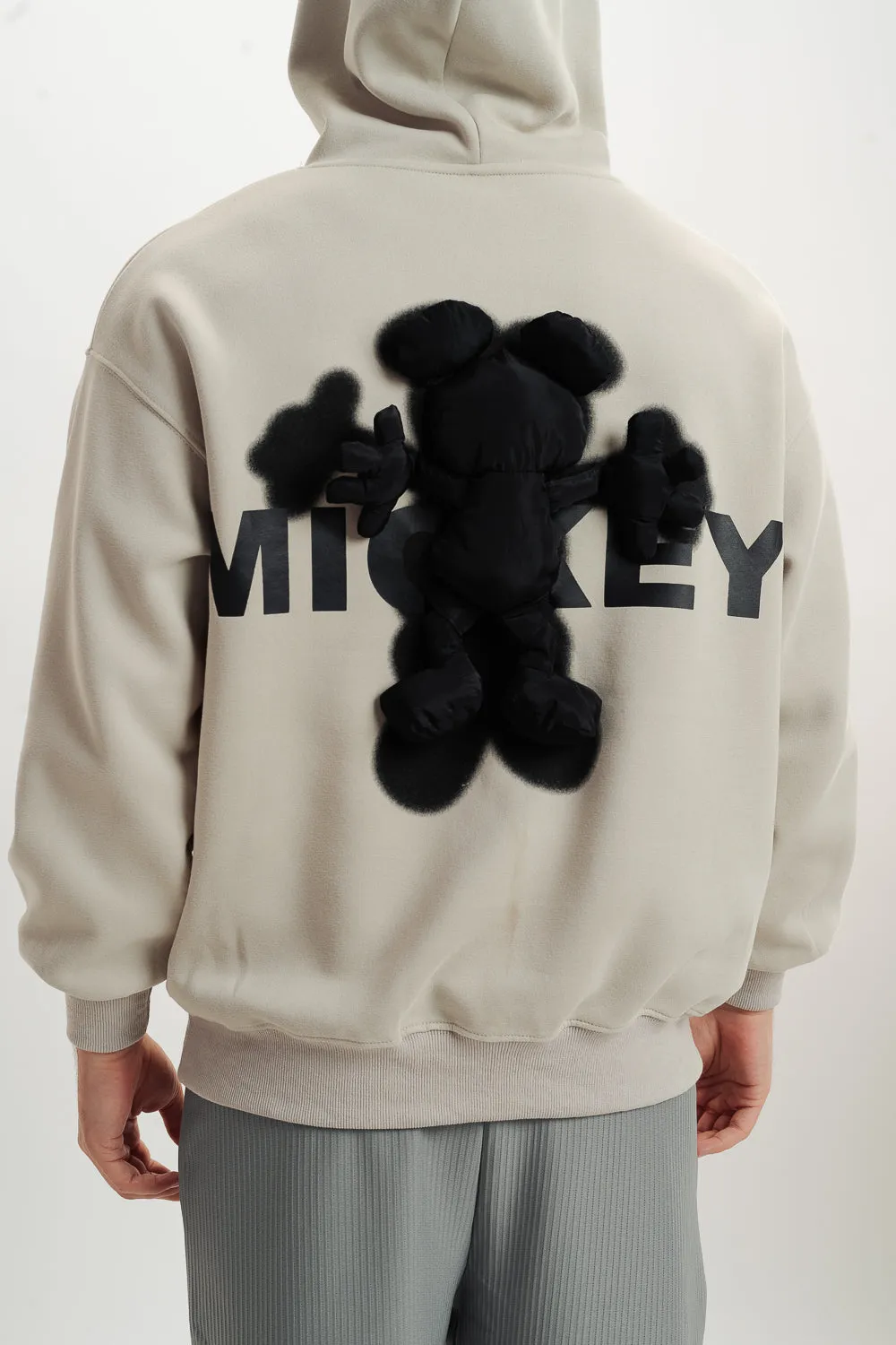 Men's Light Grey Mickey Sweatshirt
