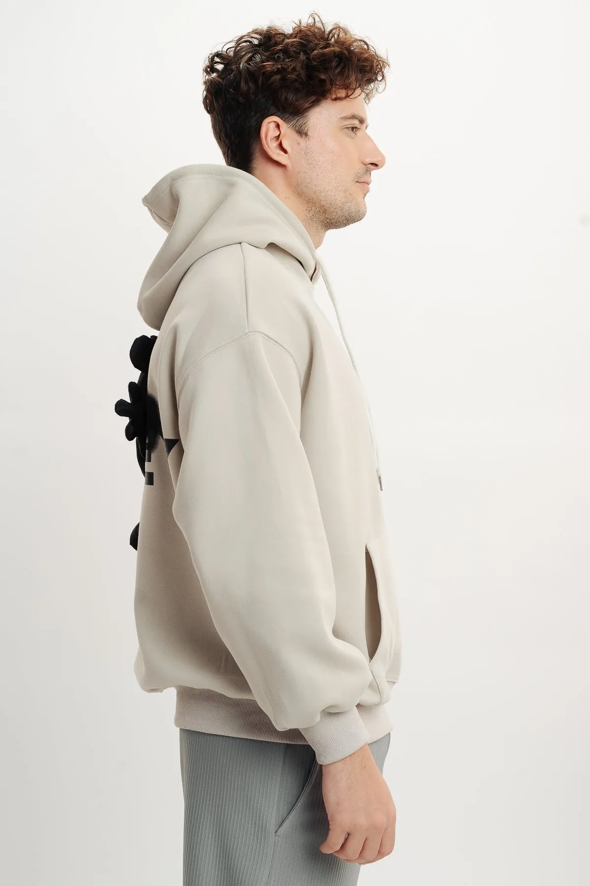 Men's Light Grey Mickey Sweatshirt