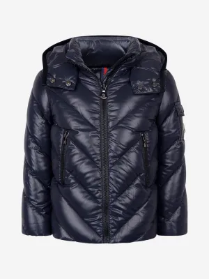 Moncler Enfant Moncler Girls Down Padded Brouel Jacket