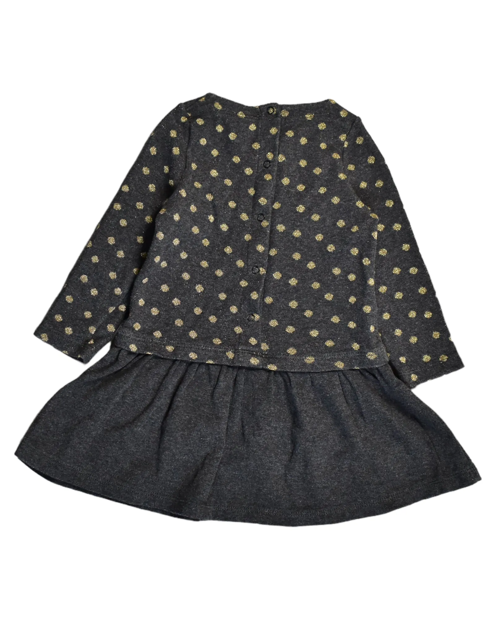 Petit Bateau Long Sleeve Dress 18-24M