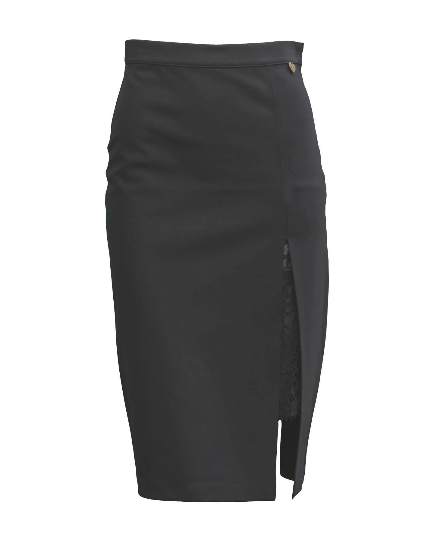 Ponte Side Slit Skirt