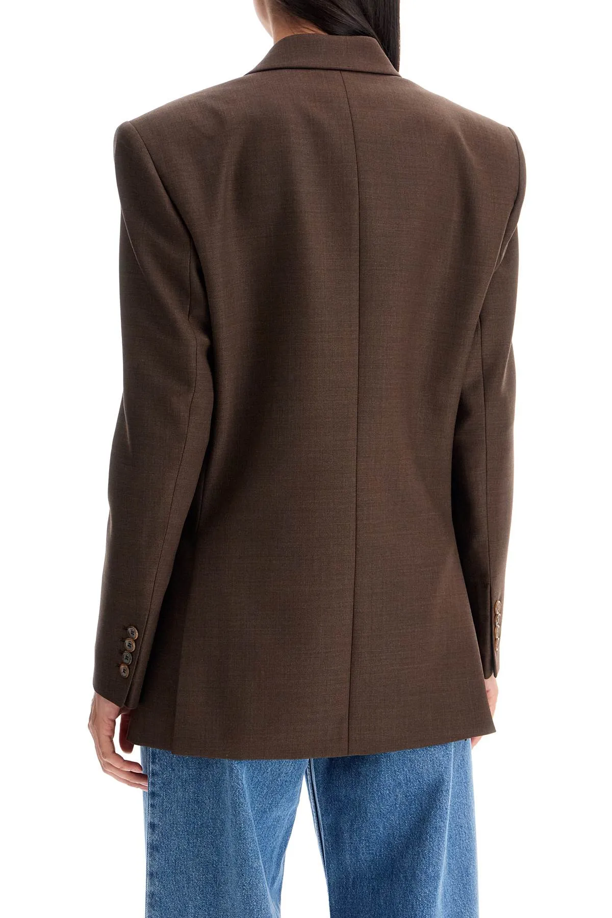"oversized three-button bl