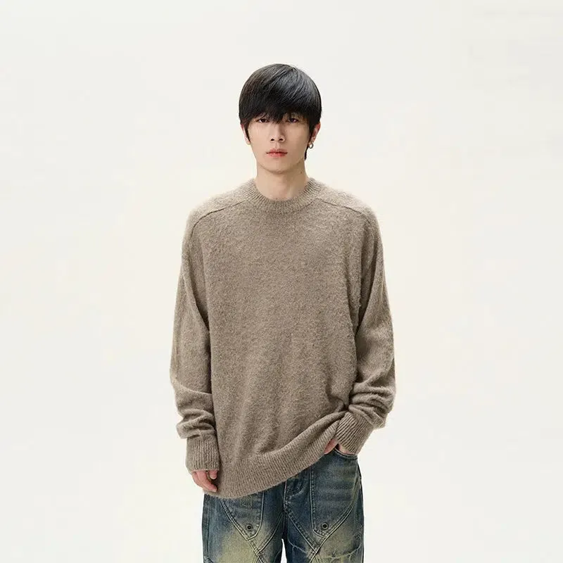 Relaxed Fit Crew Neck Sweater
