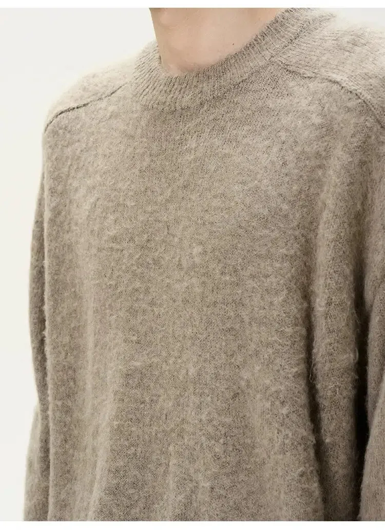 Relaxed Fit Crew Neck Sweater