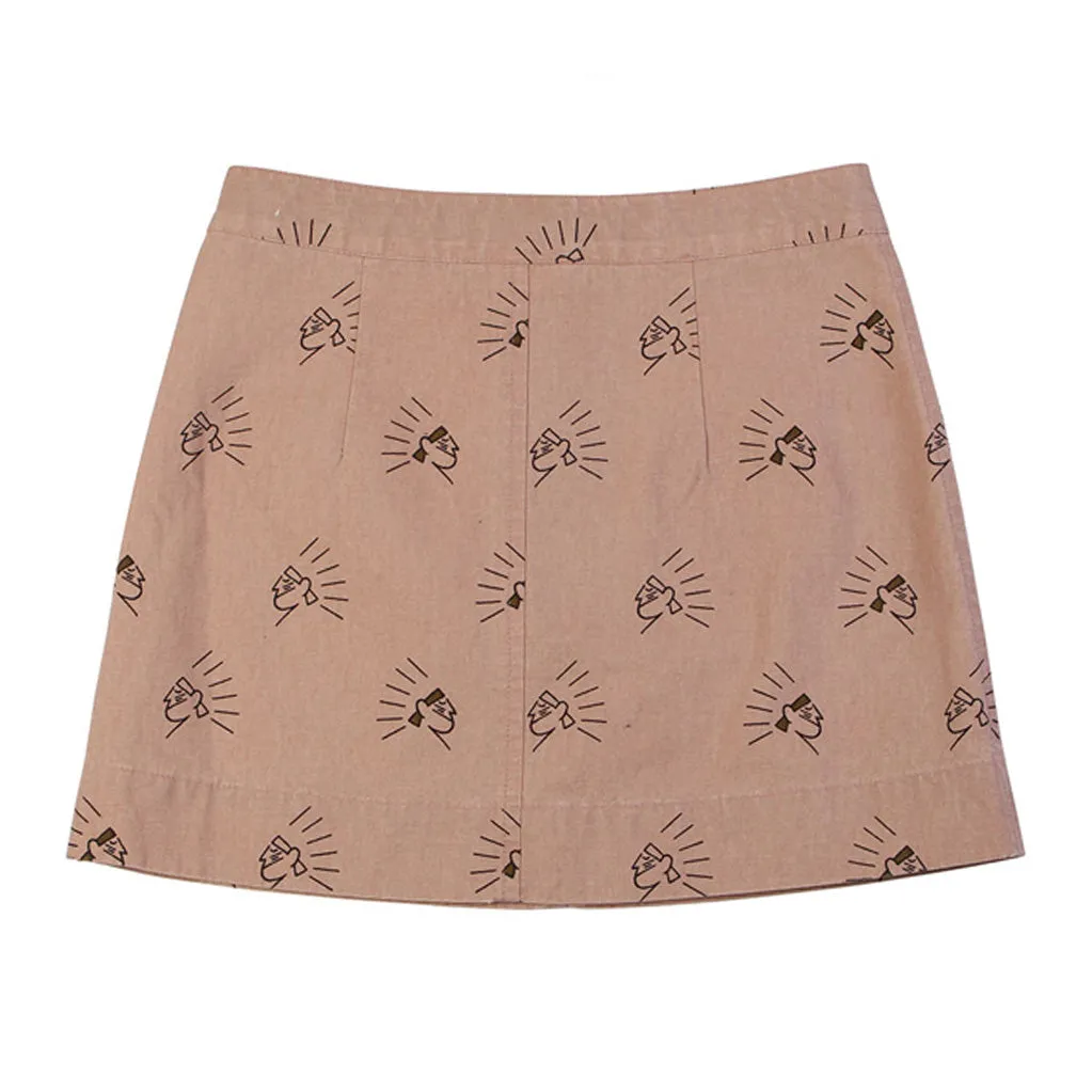 Skirt Aline Doe Pink