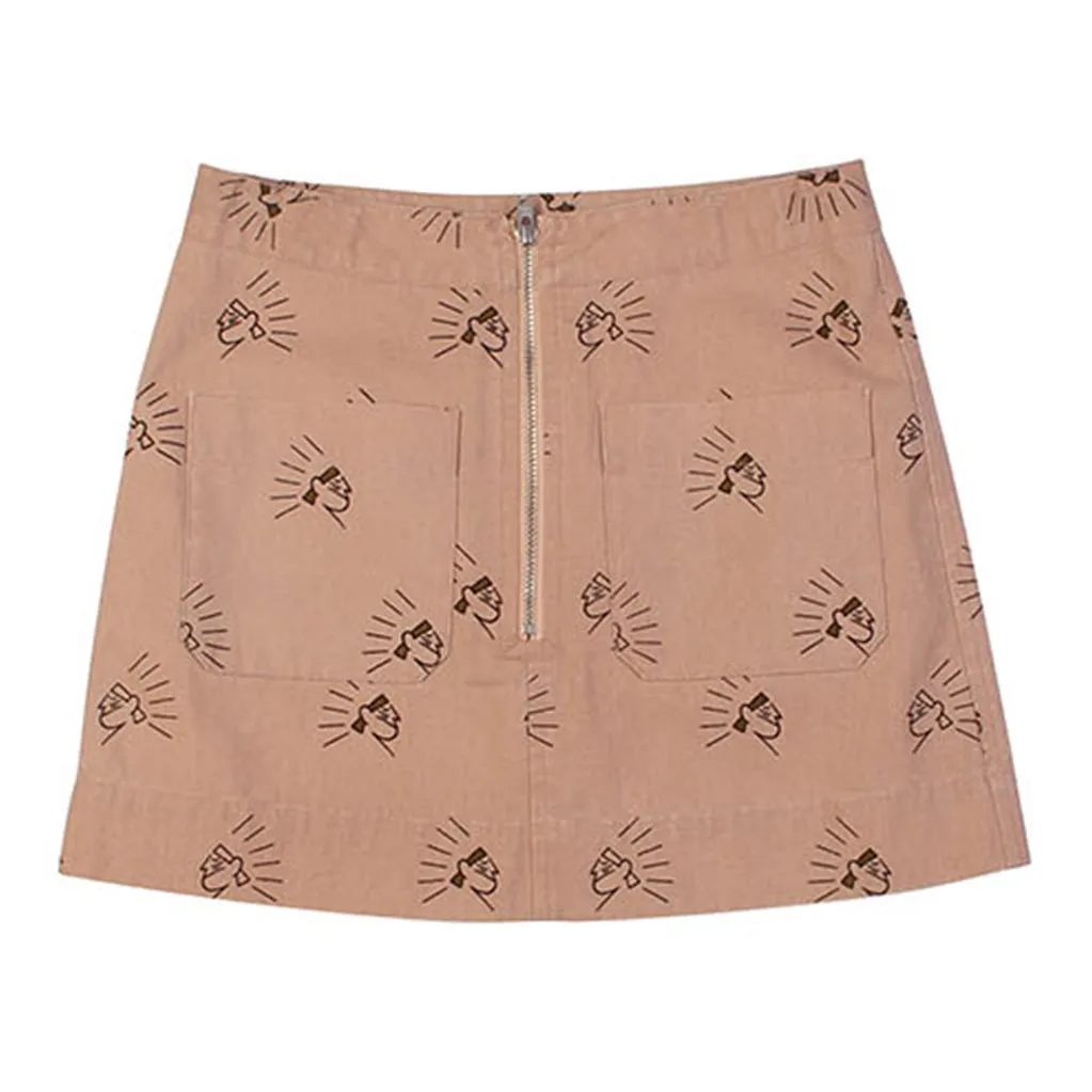 Skirt Aline Doe Pink