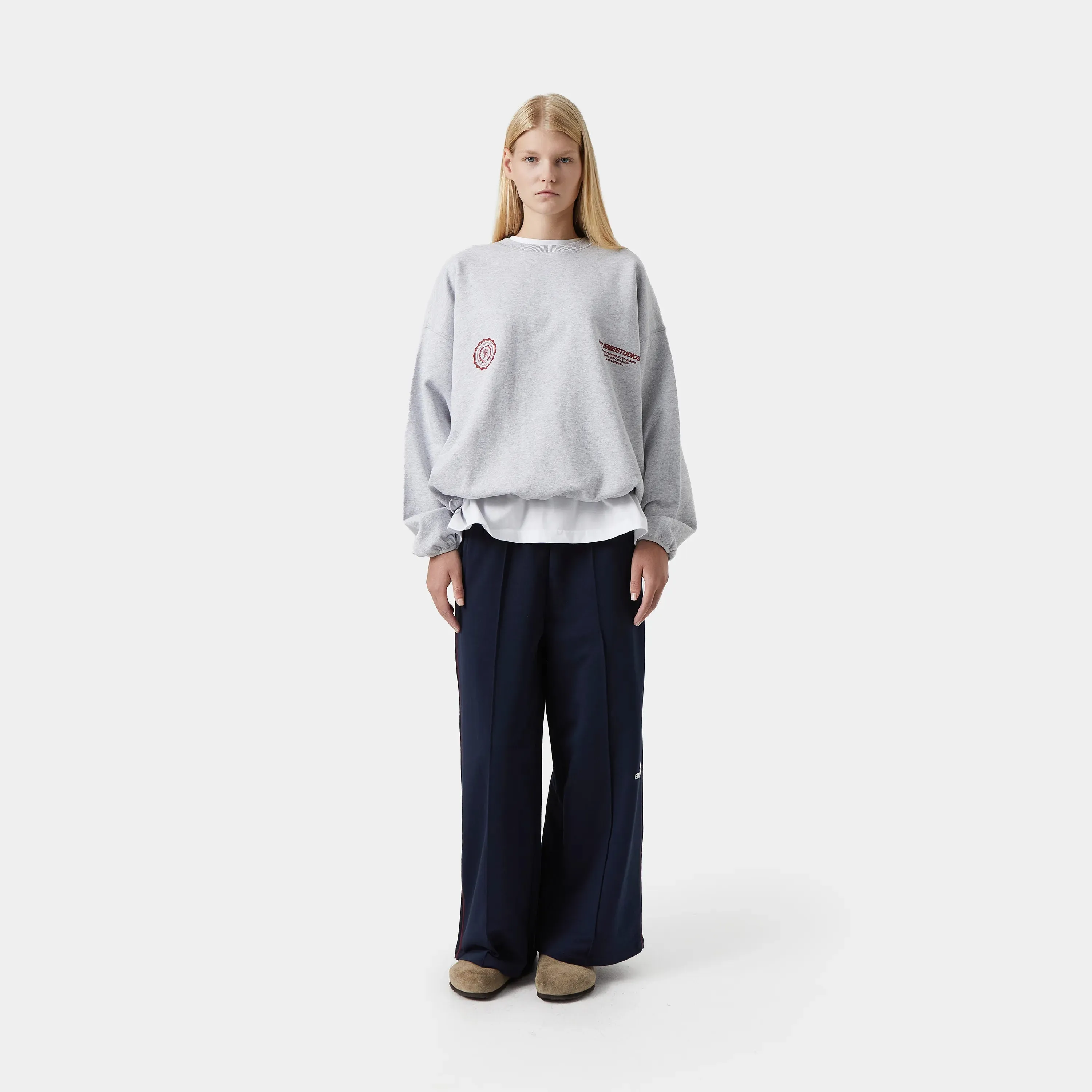 Somm Pleat Baggy Sweatpants